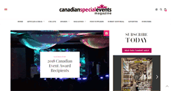 Desktop Screenshot of canadianspecialevents.com